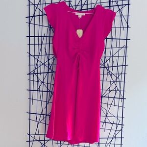 NWT Monteau Los Angeles Hot Pink Dress, XS